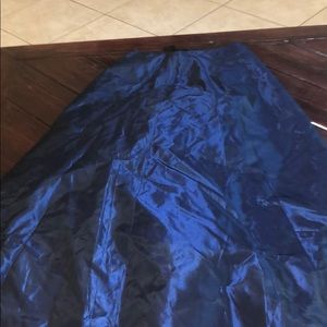 Blue prom skirt